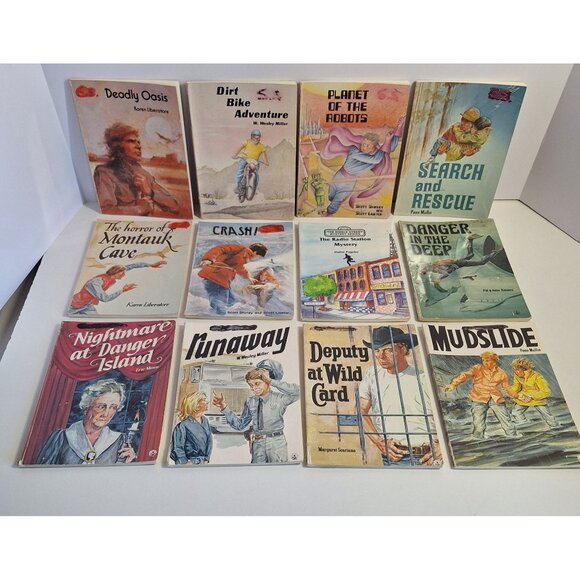 12 Vintage High Noon Books Lot Perspectives Set 1 Adventure & Mystery - Picture 1 of 14